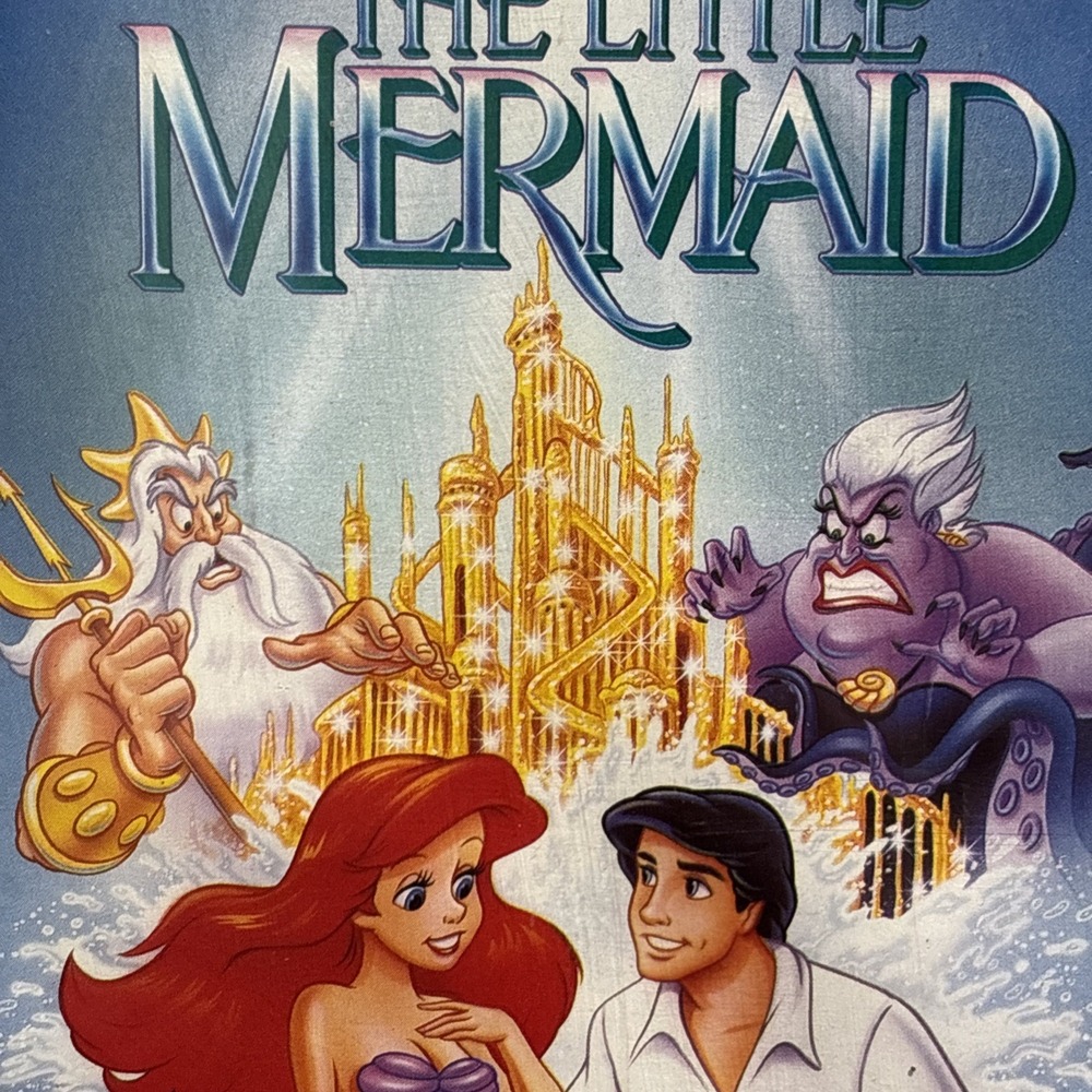 Disney The Little Mermaid (VHS, 1989) Banned Cover THE CLASSICS Black Diamond - Picture 2 of 10
